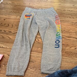 Aviator Nation women’s grey logo sweatpants